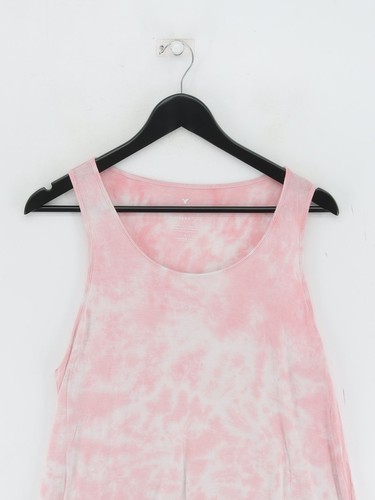 American Eagle Outfitters Women's T-Shirt L Pink Viscose with Elastane Basic - Picture 3 of 6