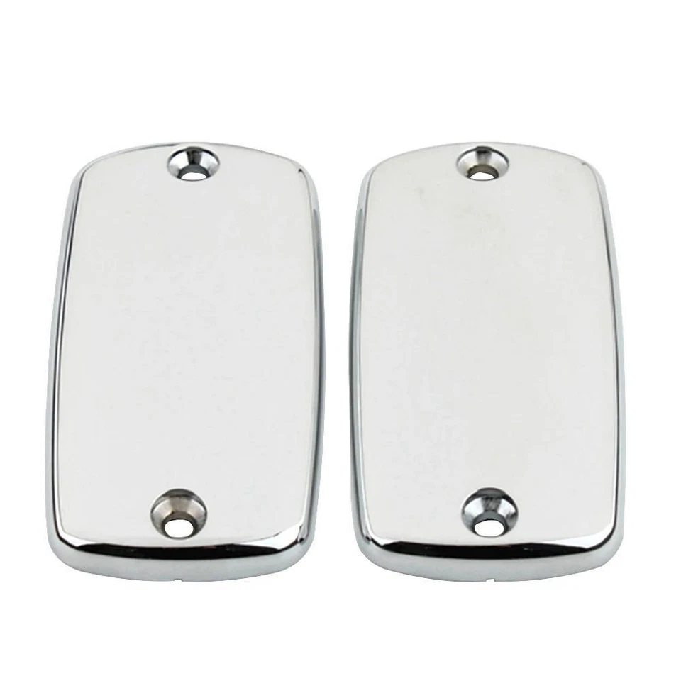 Tapa de líquido de depósito de freno delantero cromada para Honda VTX1800C/F/N/R 2002-2008 Foto 3 de 4