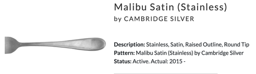 27pc Malibu Satin (Stainless) by Cambridge Silver - Picture 2 of 4