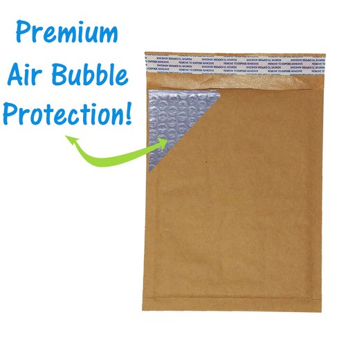 6x10" Brown Kraft Bubble Mailers Recyclable Padded Shipping Mailing Envelopes! - Picture 42 of 88