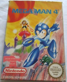 Mega man  4 authentique version originale nintendo nes noe en boite