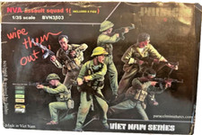 PARACEL MINIATURES VIETNAM SERIES BVN3503 NVA ASSAULT SQUAD 1 6 FIGURES