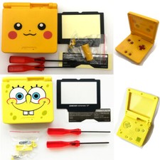 6Sets SpongeBob  Pika chu Housing Shell Case Cover For Gameboy Advance GBA SP