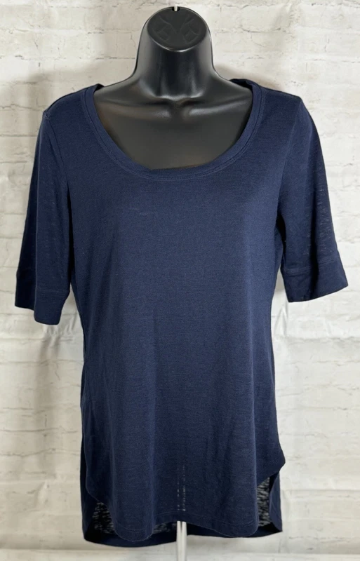 athleta fitted workout running preppy sporty athleisure shirt