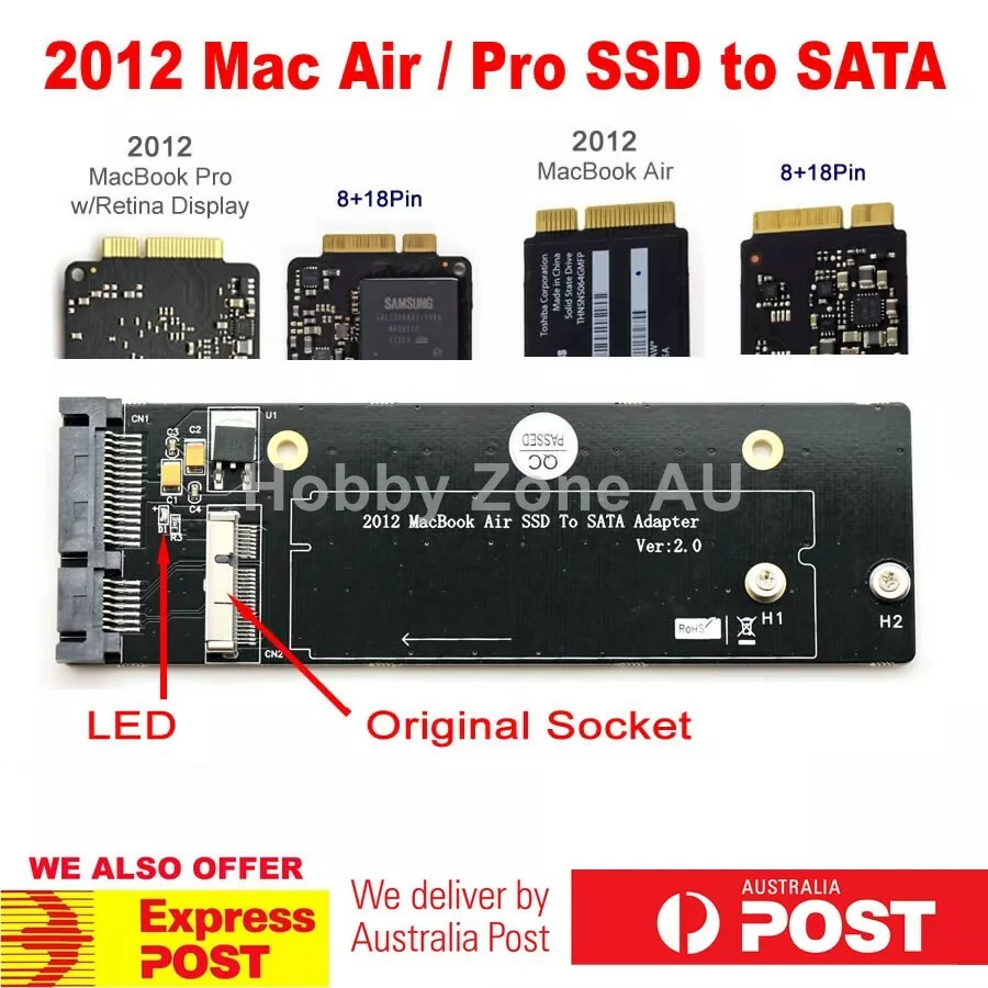 Macbook air store ssd 2012