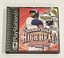 Sammy Sosa High Heat Baseball 2001 Playstation PS1 Video Game Complete