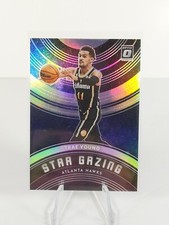 2023 Panini Donruss Optic Basketball Trae Young Star Gazing Silver Holo Prizm