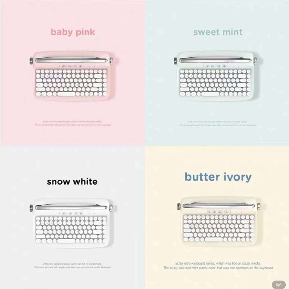 ipad air 4th 5th generation case keyboard pro iPhone typewriter Bluetooth - Image 4 of 4