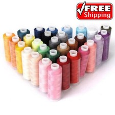 Machine Embroidery Thread Sewing Polyester 30 Spools Lot Colors Each 250 Yards