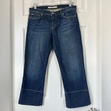 Joes Jeans blue dark Socialite kicker cropped jeans size 29
