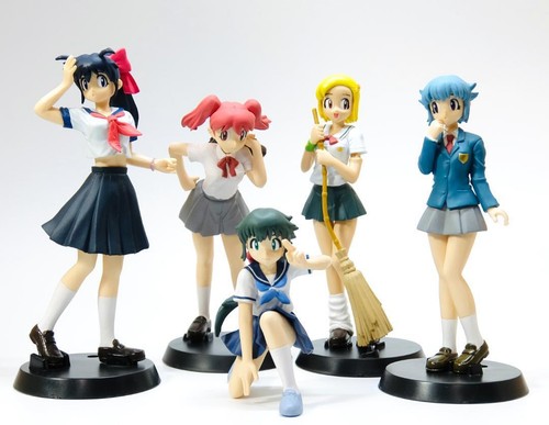 Figurine Sgt Frog Keroro Gunso Aki Natsumi Momoka Koyuki Mois Heroines ...