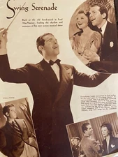 Cocoanut Grove, Fred MacMurray, Harriet Hilliard, Full Page Vintage Clipping, a