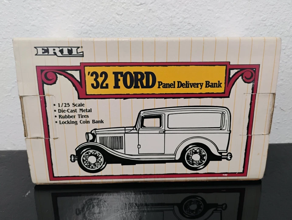 Vintage 1991 Diecast Model '32 Ford Panel Delivery Bank Anheuser Busch - Image 2 of 4
