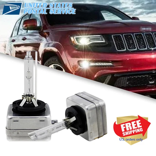 Front HID Headlight Bulb For Jeep Grand Cherokee 2014-2017 Low&High Beam Bulb x2