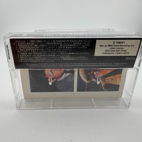 1995 The Cream Of Eric Clapton Cassette TESTED WORKS - Picture 3 of 3