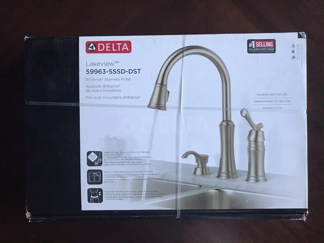 Delta Lakeview 19963 Sssd Dst Pull Down Stainless Steel Kitchen