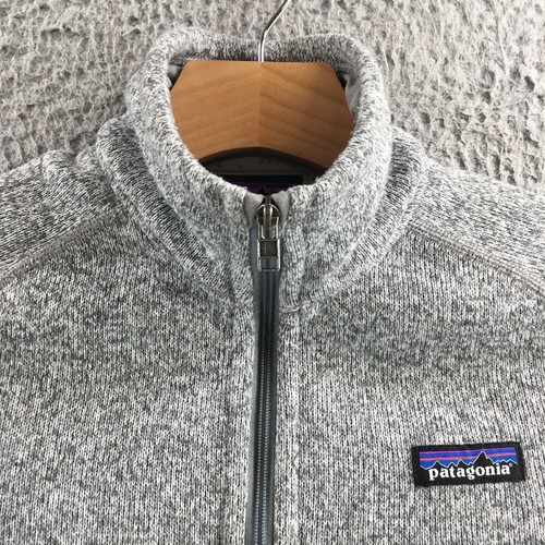 Patagonia Better Full Zip Sweater Womens XS Gray Knit Long Sleeve Mock Neck - Picture 3 of 18