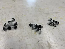 New METAL DOOR HINGE SCREWS #12-24 1/2" PHILLIPS HEAD 410 STAINLESS! Black