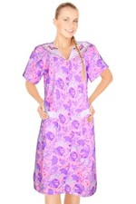 JEFFRICO House Dresses for Women with Pockets Lightweight Dusters Housecoat 2013