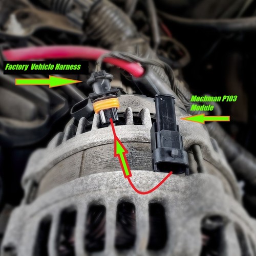 Mechman 320 Amp High Output Alternator GM Suburban Tahoe Escalade 05-13 - Picture 5 of 8