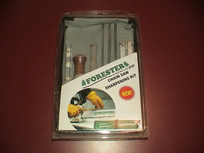 NEW Forester Chainsaw Chain Sharpening Kit Gauge/File/Handle/Holder for ...