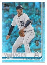 DREW VerHAGEN 2019 Topps Series 2 RAINBOW FOIL - DETROIT TIGERS - #586
