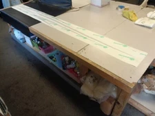 MISTY HARBOR 147942 STARBOARD DECAL SILVER / GRAY / BROWN 118 3/4" X 9 3/4" BOAT