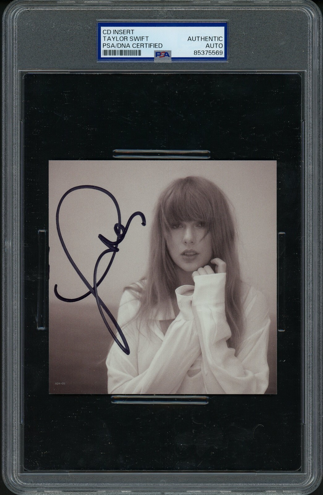 Taylor Swift Signed Autograph TTPD Tortured Poets Department CD Album PSA/DNA