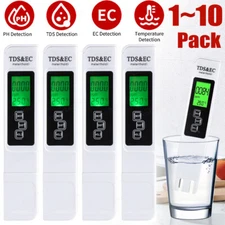 TDS Meter Digital Water Quality Tester Testing Kits Drinking Water 0-9990ppm Lot