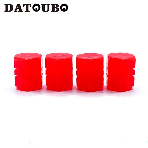 Fluorescent Bike Car Tire Valve stem Cap Pink Luminous Wheel Air Dust Caps Green - Picture 32 of 46