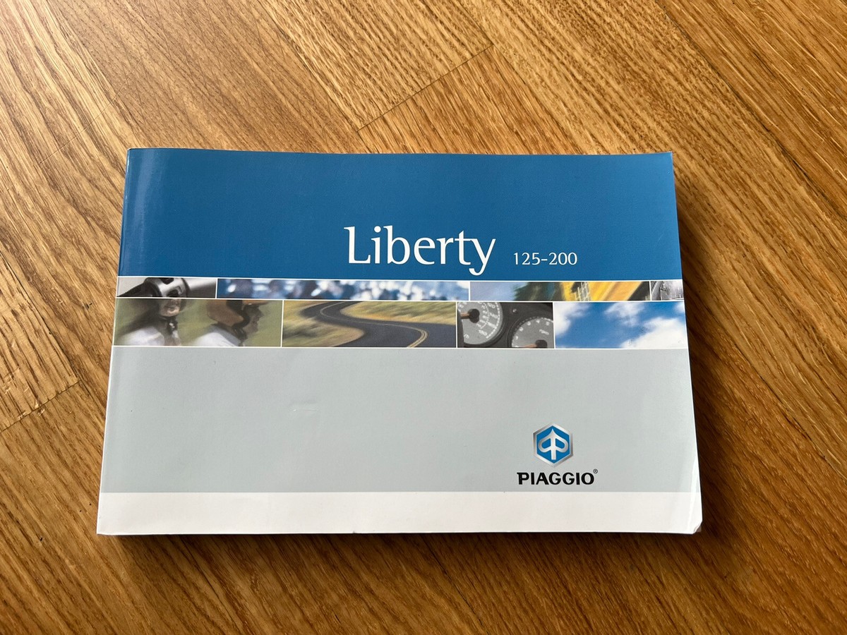 Libretto uso e manutenzione Piaggio liberty 125-200 tempi 2004/2009