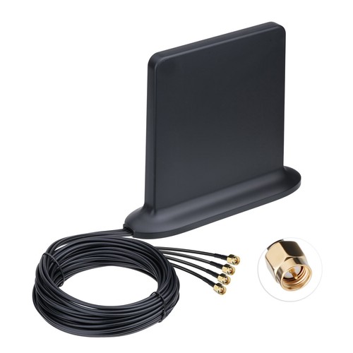 Cellular 5G 4G LTE 4x SMA Broadband Mobile MIMO Magnetic Antenna for CPE Router - 第 1/6 張圖片