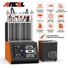ANCEL ANJ600 GDI Piezo 6-Cylinder Car Fuel Injector Tester Cleaner Machine US