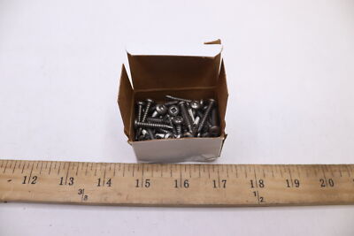(50-Pk) McMaster-Carr Square Drive Rounded Head Drilling Screws #8 Metal 1'' Long