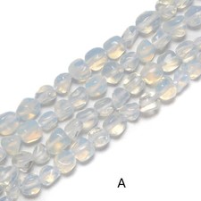03 Multi Crystal Gemstone Pebble Nugget Beads 6x8mm 15.5'' Strand Opalite 