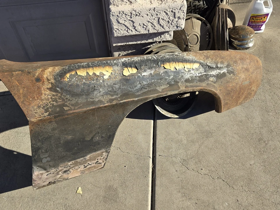 1969 Chevy Camaro OEM Front Passenger Fender - Image 2 of 4