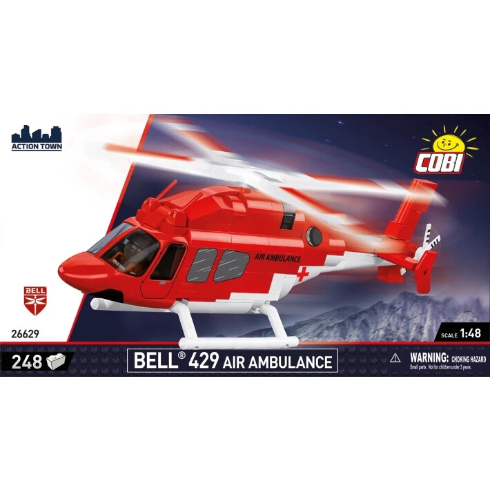 Cobi-26629 Bell 429 - Air Ambulance Scale 1:48 Helicopter 257pcs - Image 3