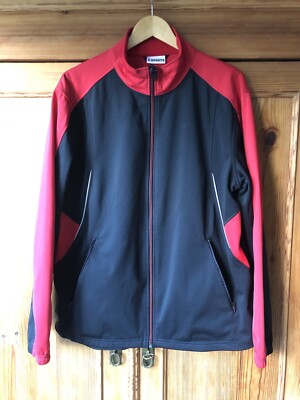 Fahrradjacke Herren,  Gr.L ,52-54,Sportjacke, 4 Sports,Top, Walking, Schwarz Rot