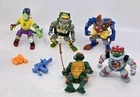 Vintage TMNT Figure Lot of 5 Gecko Metalhead Wingnut Astronaut Raphael Mikey