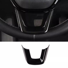 Cubierta de labio del volante negro brillante para Honda Civic 11th 2022-2025