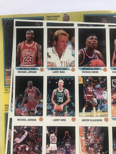 1990-91 Panini Stickers COMPLETE FACTORY SEALED SET + ALBUM (180/180) 3 Jordan's - Picture 9 of 10