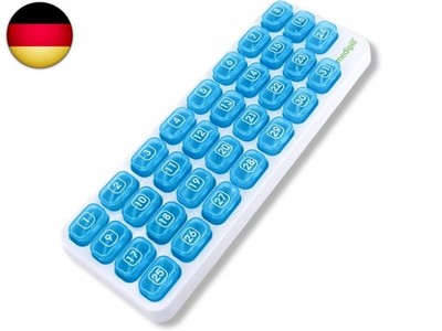 Pillendose für Monat und Tag und Woche | Pillendose für 31 Tage   31 Fächer | ko