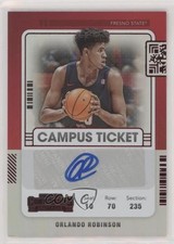 2022 Panini Chronicles Draft Picks Campus /99 Orlando Robinson #CT-ORO Auto y8h