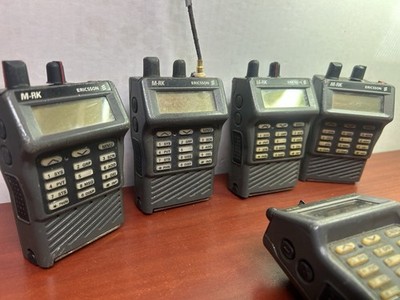 Ericsson M-RK PK28TX Portable Handheld Two-Way Radios Lot of 5