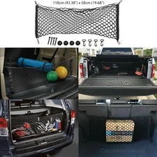 For Car Rear Envelope Style Trunk Cargo Net Storage Organizer Universal Bag Hook