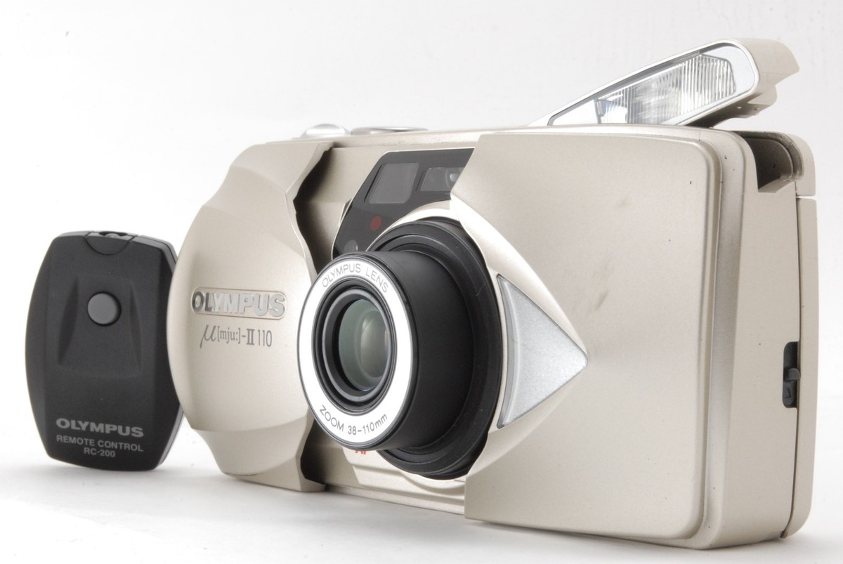 MINT w/ Case ] Olympus μ mju II 110 Point & Shoot 35mm Film Camera