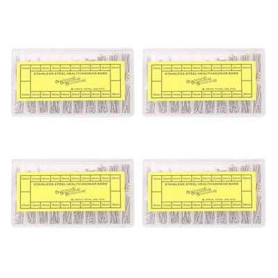 4 Box Uhren Reparatur Werkzeug Set Uhrenarmband Schrauben Sortiment Rohr Reibung3701