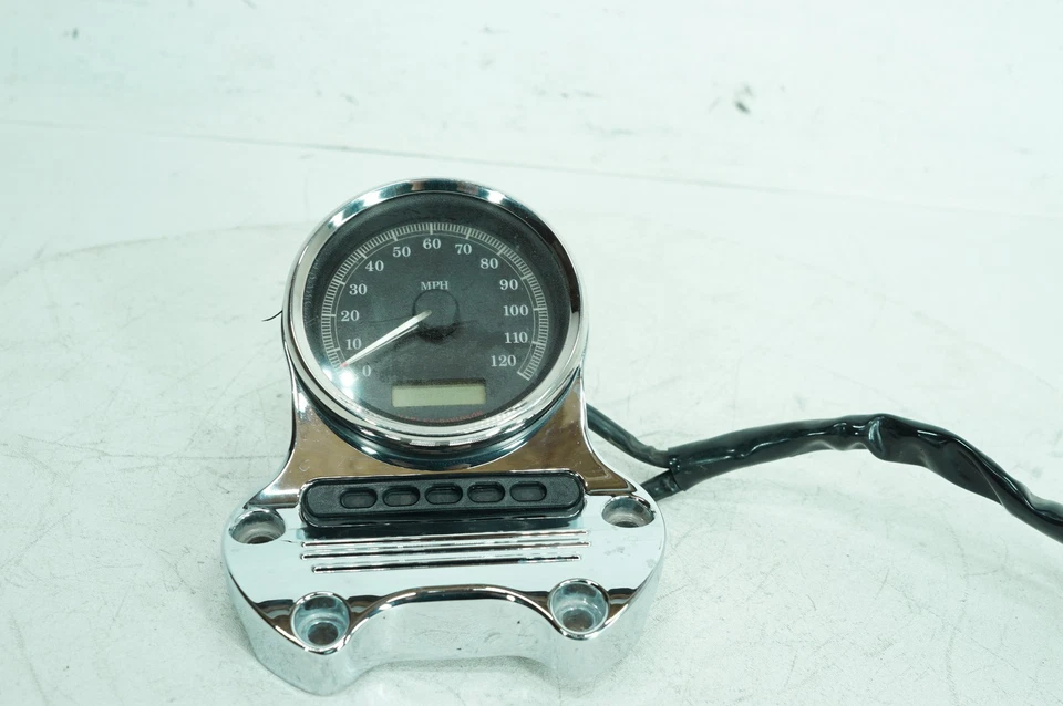 2008 Harley Sportster XL1200 L Low OEM Speedo Speedometer Gauge Cluster 18K - Image 3 of 4