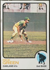 1973 Topps Baseball Dick Green #456 EX