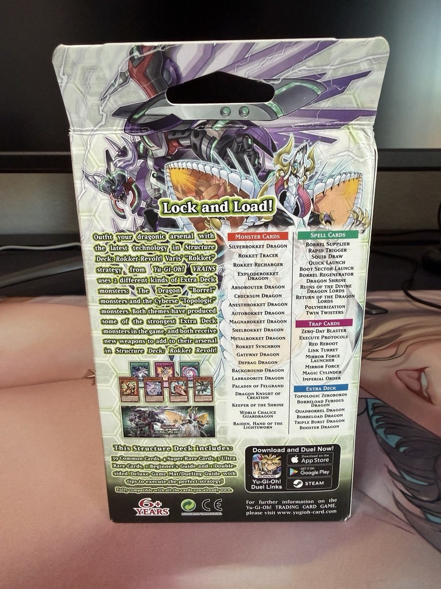 yu gi oh tcg rokket revolt structure deck Amazon.com: Structure Deck Rokket Revolt main image 1